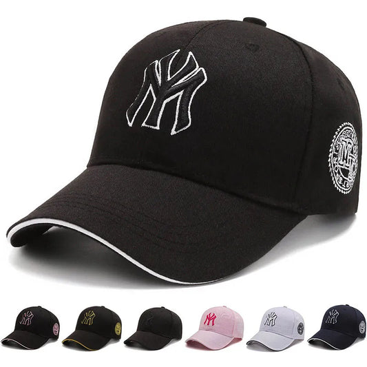 NY Fashion Letters Embroidery Baseball Caps For Women Men Snapback Hip Hop Hats Female Male Spring Summer Adjustable Trendy Sun Hat